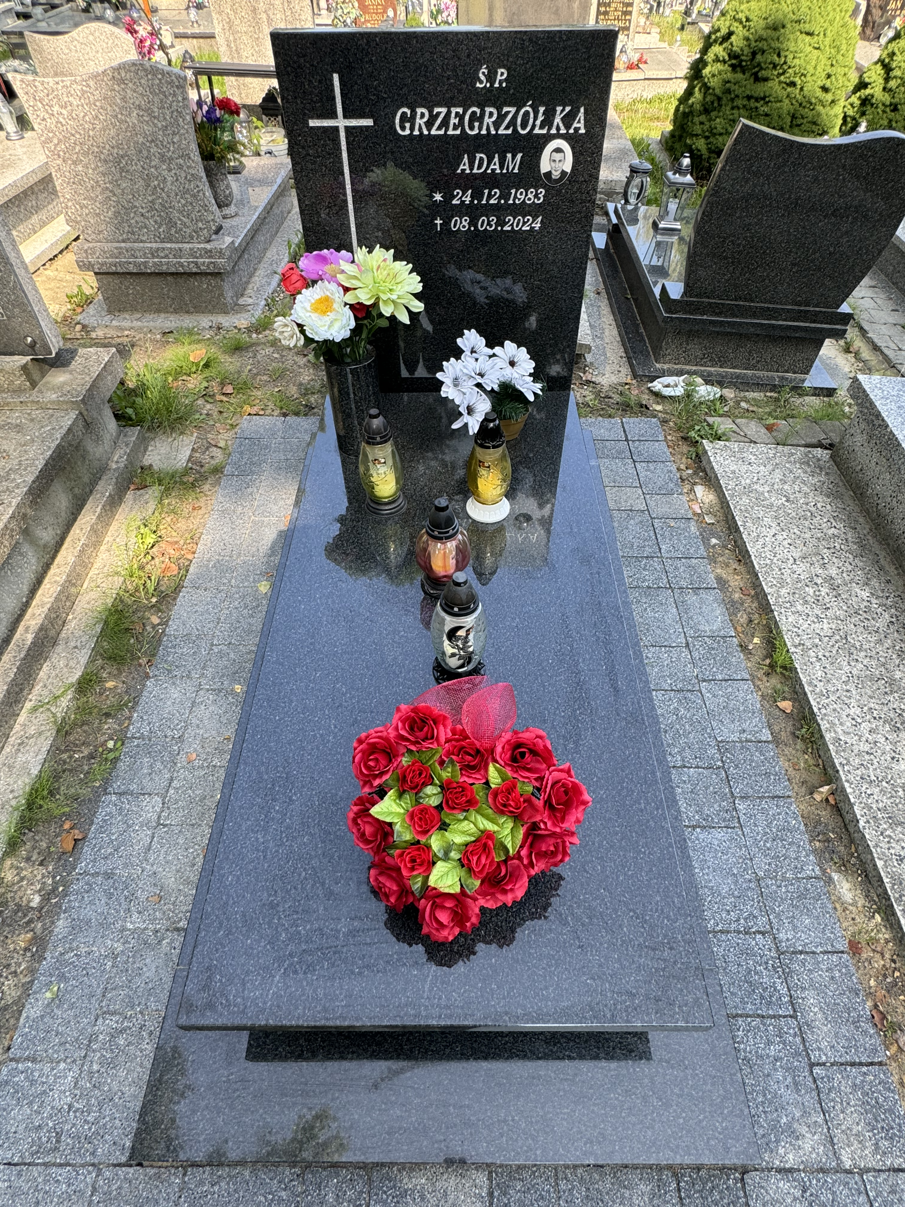 Adam Grzegrzółka 1983 Mysłowice NSPJ - Grobonet - Wyszukiwarka osób pochowanych