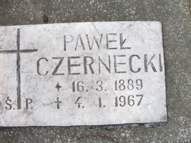 Paweł Czernecki 1889 Mysłowice NSPJ - Grobonet - Wyszukiwarka osób pochowanych