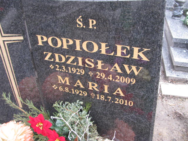 Grób Maria Popiołek