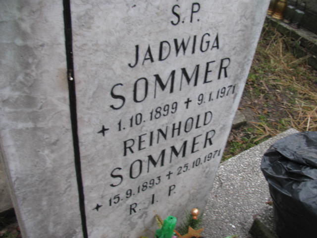 Jadwiga Sommer 1899 Mysłowice NSPJ - Grobonet - Wyszukiwarka osób pochowanych