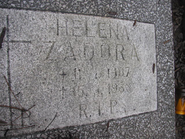 Helena Zadora 1907 Mysłowice NSPJ - Grobonet - Wyszukiwarka osób pochowanych