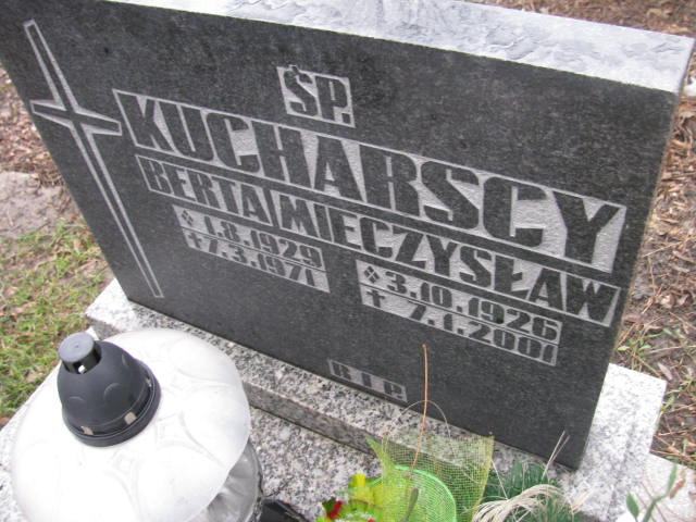 Mieczysław Kucharski 1926 Mysłowice NSPJ - Grobonet - Wyszukiwarka osób pochowanych